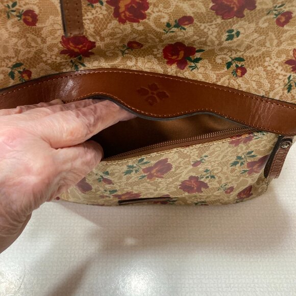 BRAND NEW Patricia Nash Karina Backpack in Western Lace Rose - Picture 9 of 12